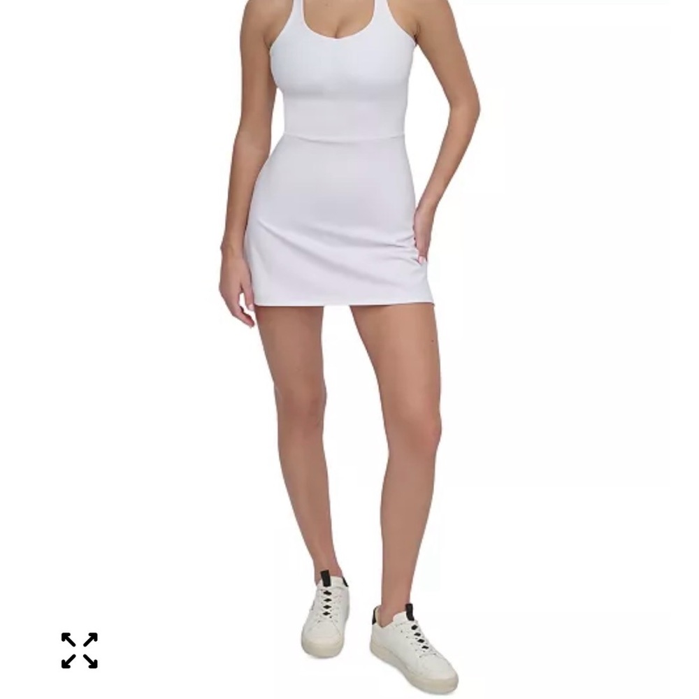 DKNY white sport tennis dress